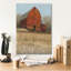 «Red Barn View I» par Tim O'toole, art mural sur toile-565031536