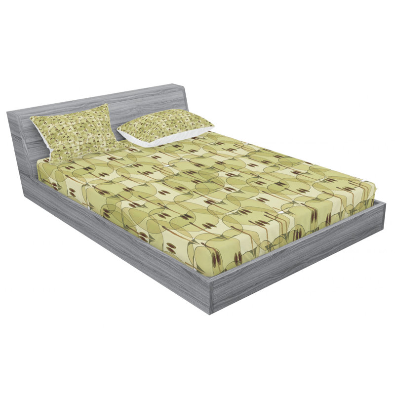 Microfiber Sheet Set, Queen Sheet Set with Fitted Sheet