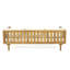 Outdoor Teak Patio Daybed with Cushions-1423664294