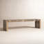Ruskin Solid Wood Dining Bench-126227995-126227996