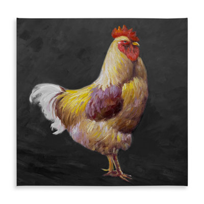 Beautiful Rooster 2 Tablecloth - Farm Animal Decor, Indoor/Outdoor