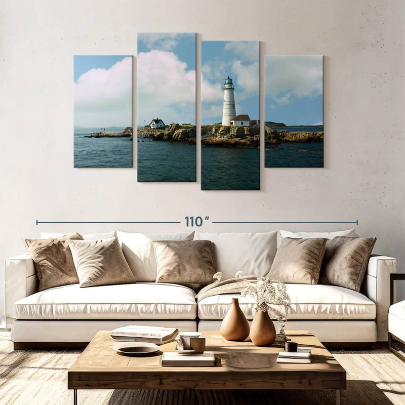 Aletra The Boston Light, H 54 po x l 84 po