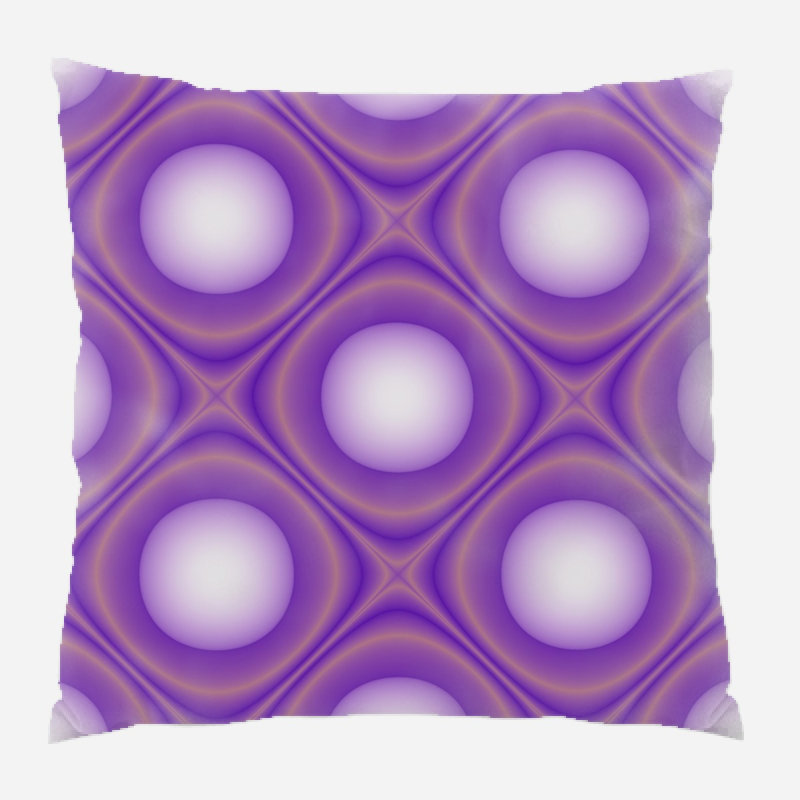 Coussin abstrait, Mauve