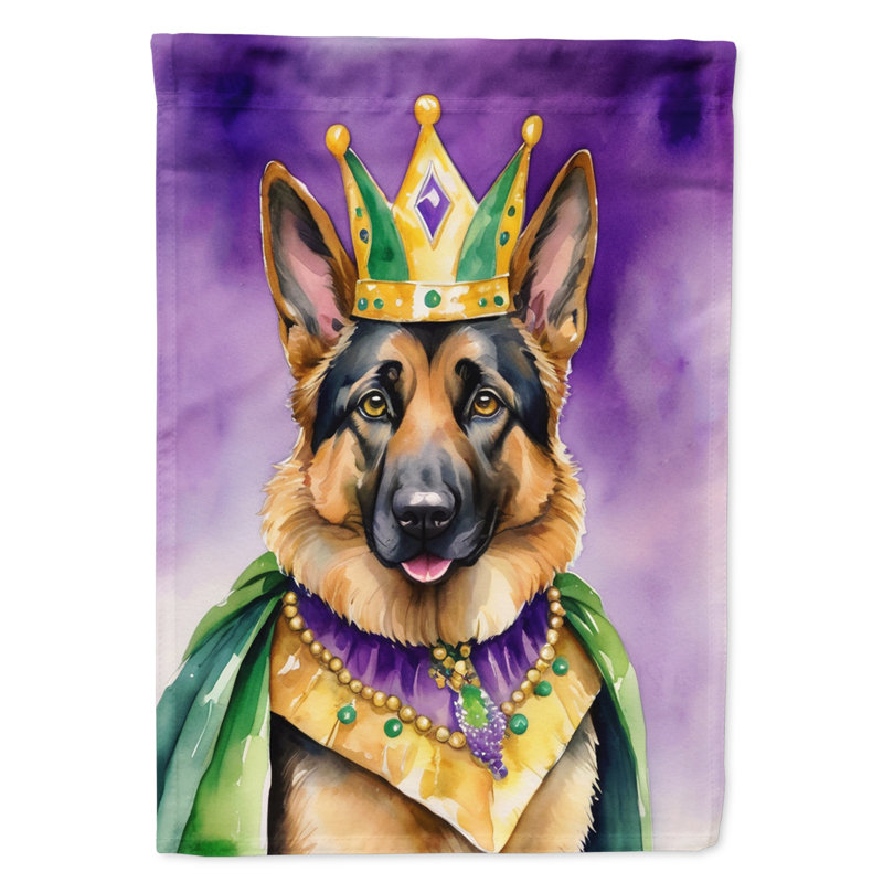 Drapeau allemand du roi des Mardi gras