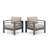 Caggiano Patio Aluminum Chair with Cushions-100759326-103707827