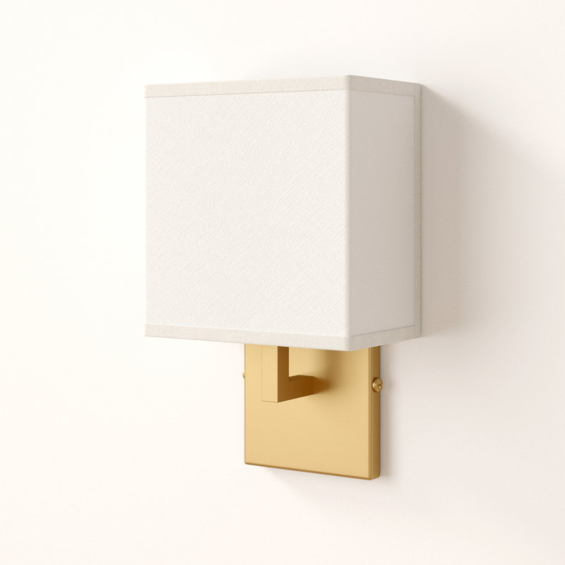 Ifrane Steel Armed Sconce, Honey Gold