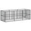 Turnersville 100cm H Galvanised Steel Exercise Pen-1111072042