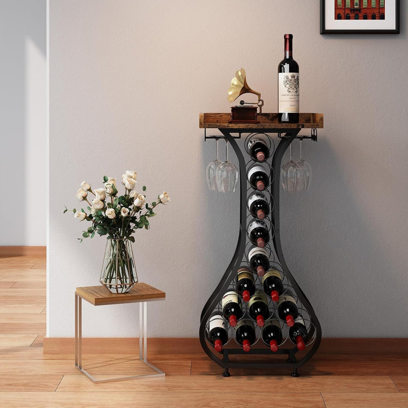 Plancher autoportant pour porte-bouteilles de vin