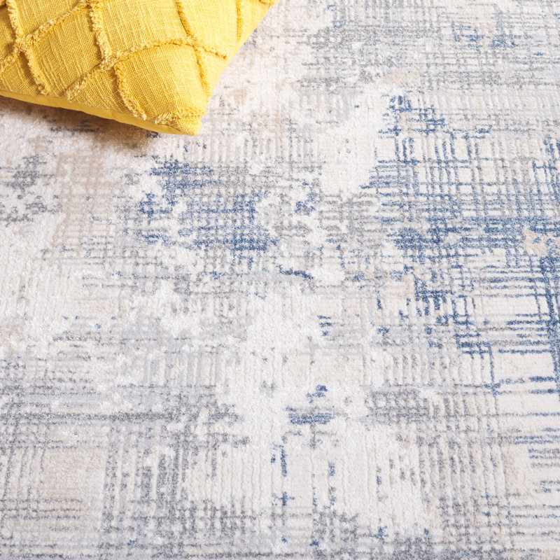 Whisper Performance Abstract Rug, Rectangle 6' x 9'