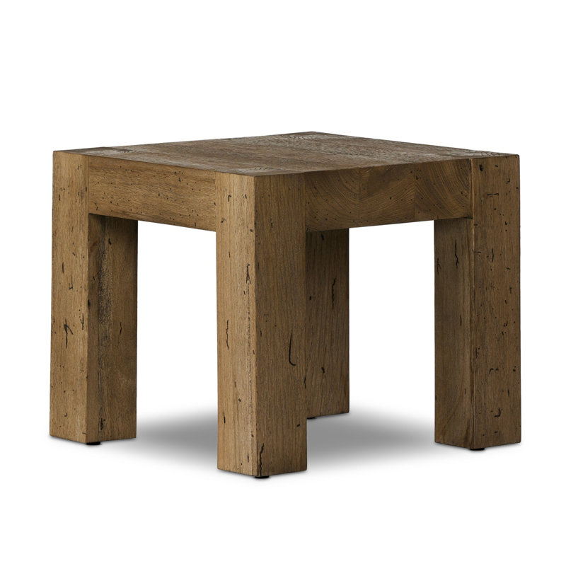 Table de bout Rory, Bois d'armoise rustique chêne / noir