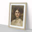 Portrait of an Italian Lady by Fujishima Takeji - Picture Frame Painting Print-55602275-55602277