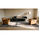 Antique American Rag Room Size Cotton Multicolor Rug