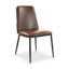 Chaise d'appoint rembourrée en cuir Welles-141701522