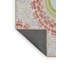 Tapis vert/rouge tissé à la machine-1863882509