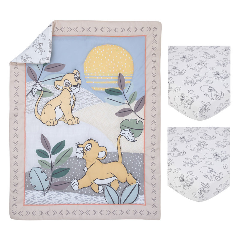 Ensemble de literie pour lit de bébé 3 pièces Nojo