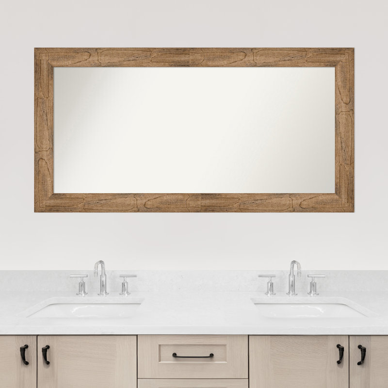 Timmy Solid Wood Wall Mirror, Rectangle, 25.5" x 49.5"