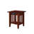 Jarrah Solid Wood End Table and Built-In Outlets-413790813-413790814