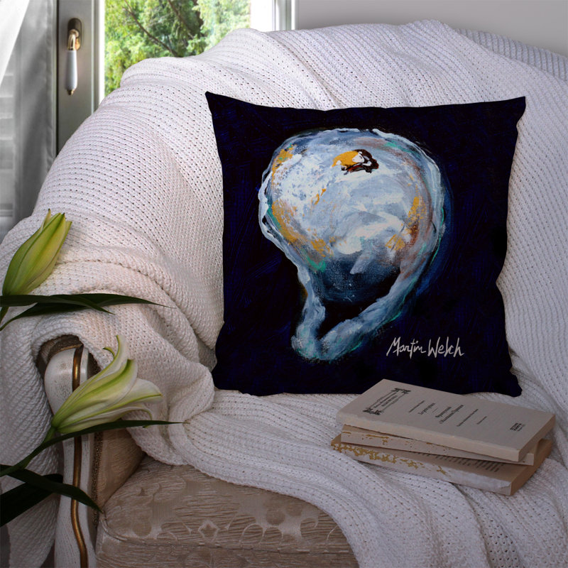 Coussin décoratif Oysters Oyster, H 18 po x l 18 po x P 5,5 po
