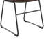 Chaise d'appoint rembourrée en similicuir-1862001557