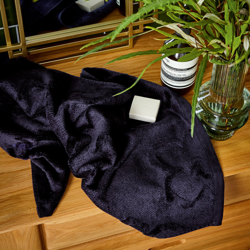 Drap de bain 100% coton Magnolia, Marine