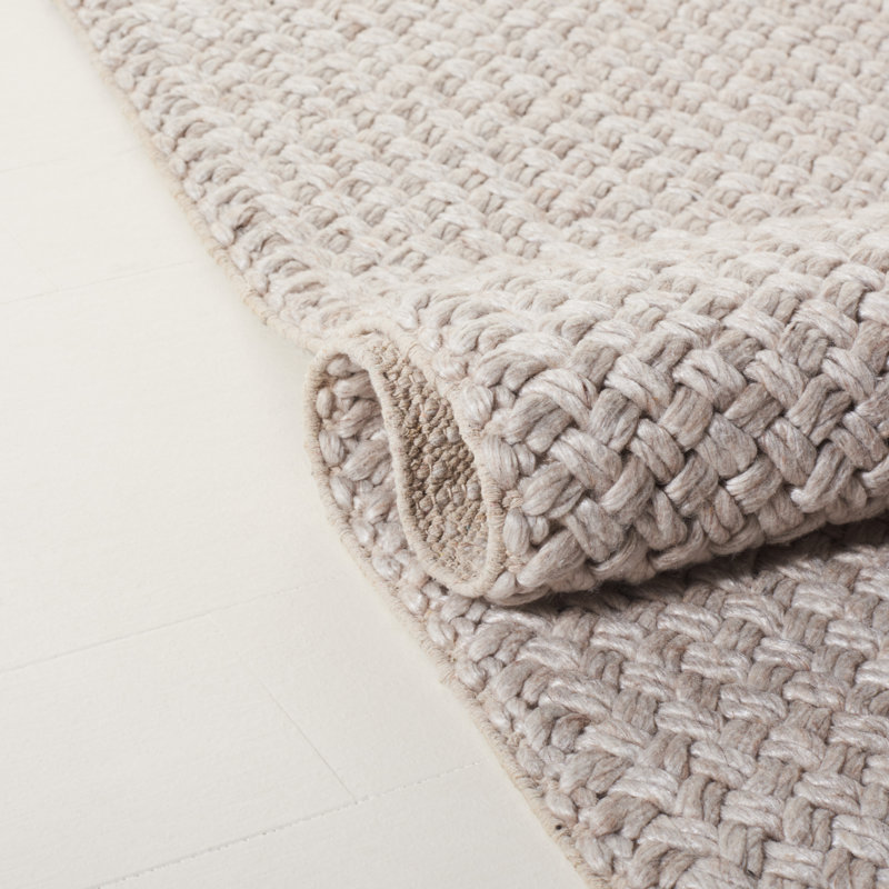 Lauren Handwoven Blue Wool-Viscose Blend 5' x 8' Area Rug