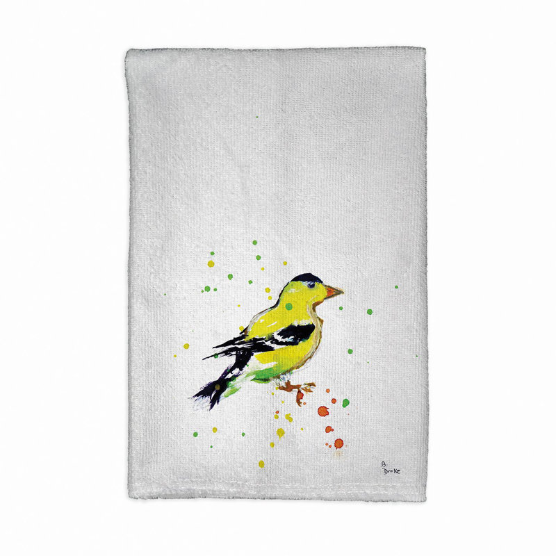 Serviette de thé un poisson rouge