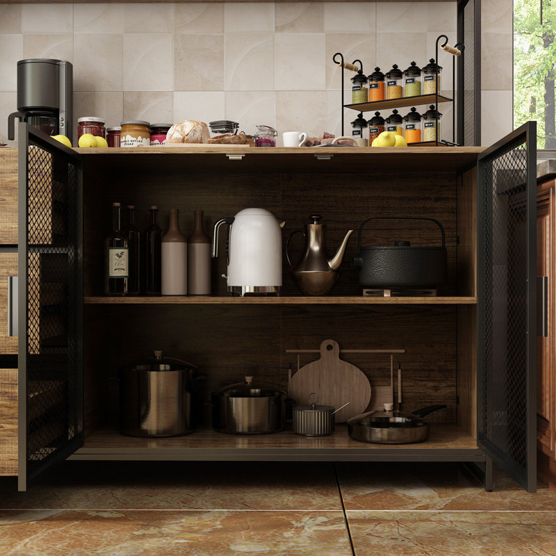 Garde-manger 68,5 po Lackowski, Brun