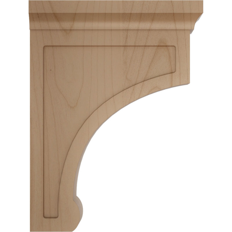 Gomez 8'' H x 2.5'' W x 6'' D Wood Bracket / Corbel, Alder