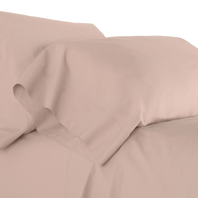 Organic Cotton Rose Quartz Pillowcases, King Pillowcase Case Pack, Pink