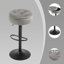 Swivel Upholstered Velvet Adjustable Height Bar Stool-1885323441-2122830905