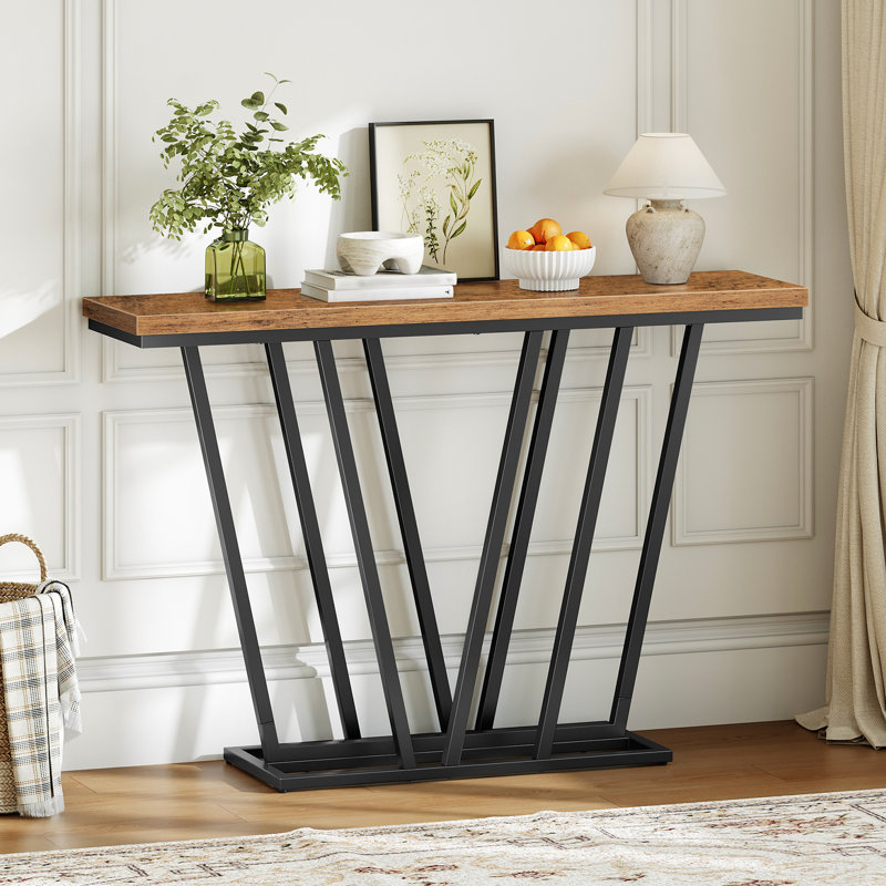 47.2" Console Table Entryway Table Display Stand