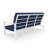 Townsend Metal Outdoor Sofa With Sunbrella Cushion-116233344