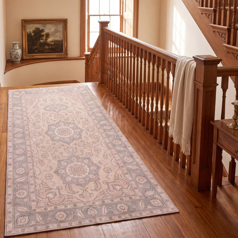 Tapis traditionnel en peuplier, style persan audacieux, gris crème, ivoire, beige, rose, lavable en machine, antidérapant, à poils courts, adapté à l'intérieur et à l'extérieur, pour salon, chambre, salle à manger, entrée, couloir, bureau.
