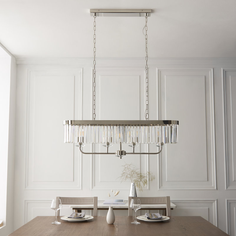 Bothell Avish 4lt Chandelier, Nickel