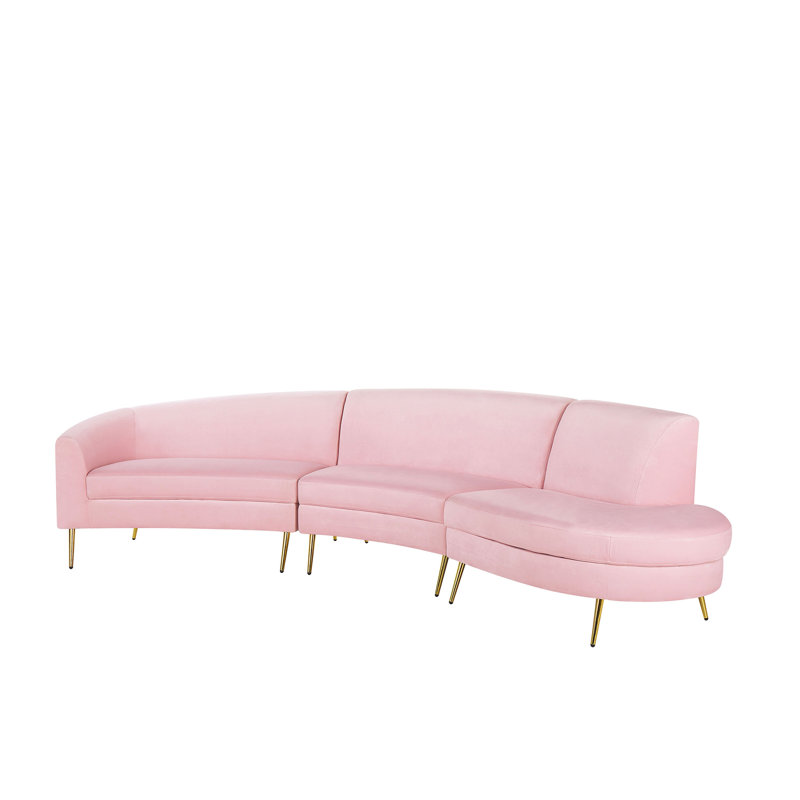 Sager 4 Seater Velvet Sofa