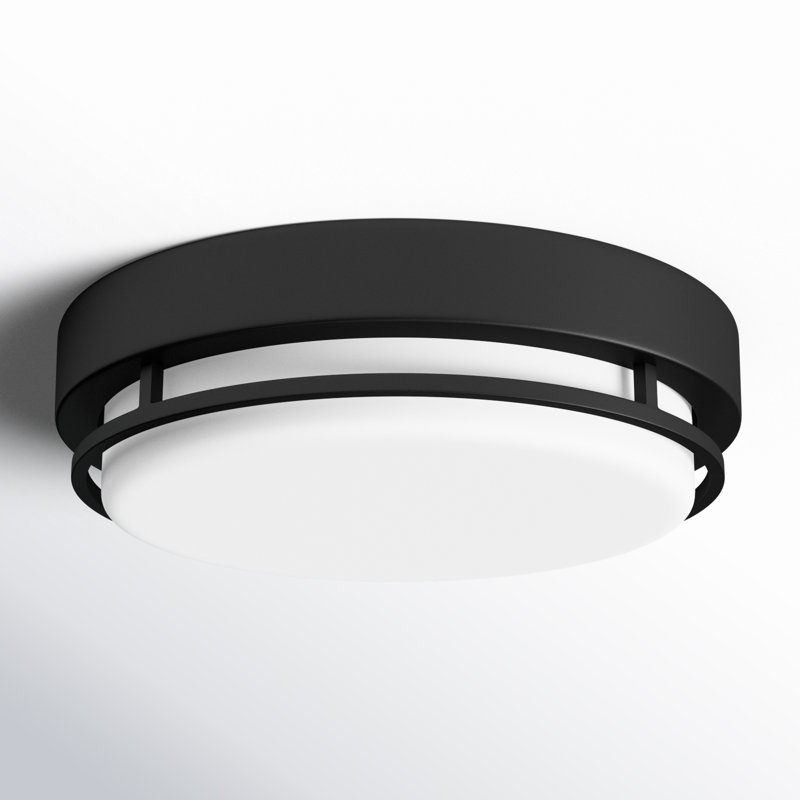 LED Flush Mount, 3.5" H x 12" W x 12" D