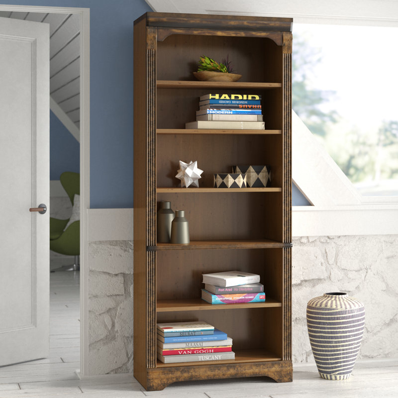 Bibliothèque standard Brookhaven, H 78,25 po x l 32 po x P 14,25 po