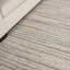 Tapis rayé bleu contemporain fait à la main Rennes-154384511