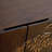 Multi-functional solid wood relief sideboard