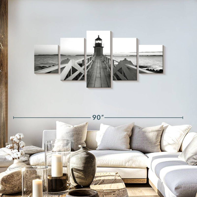 Marshall Point Lighthouse Pier, 30" H x 68" W