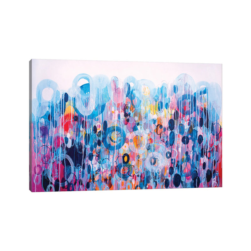 Finally We Meet By Misako Chida - Wrapped Canvas Painting by Misako Chida - Wrapped Canvas Painting