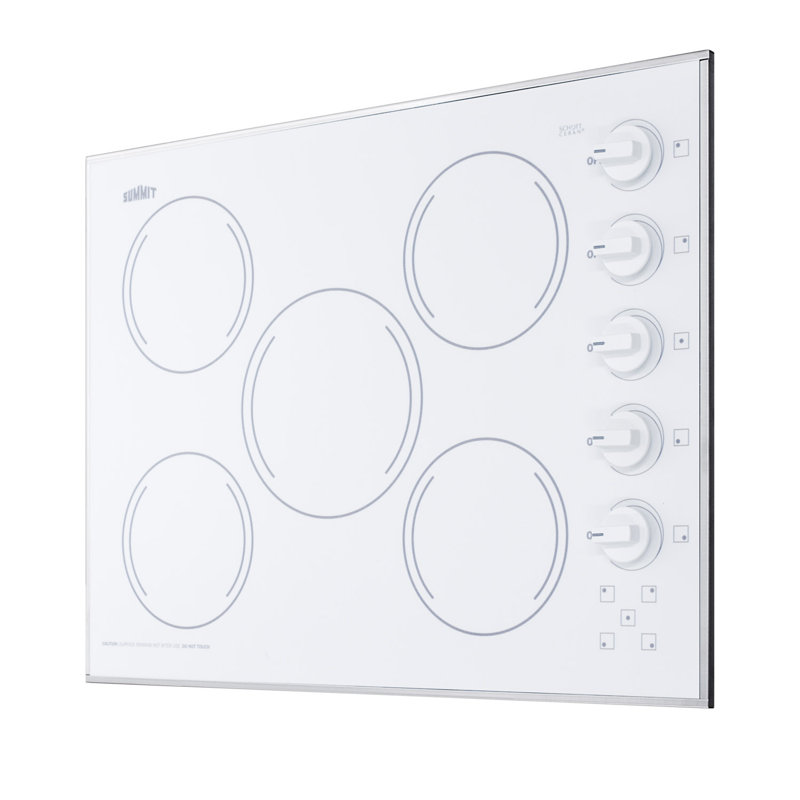 Summit Appliance 24" Electric Cooktop, White
