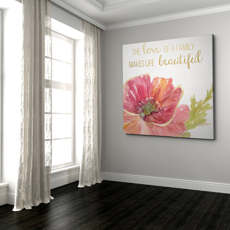 « magnifique love », impression sur toile, H 24 po x l 24 po x P 1,5 po, Toile tendue