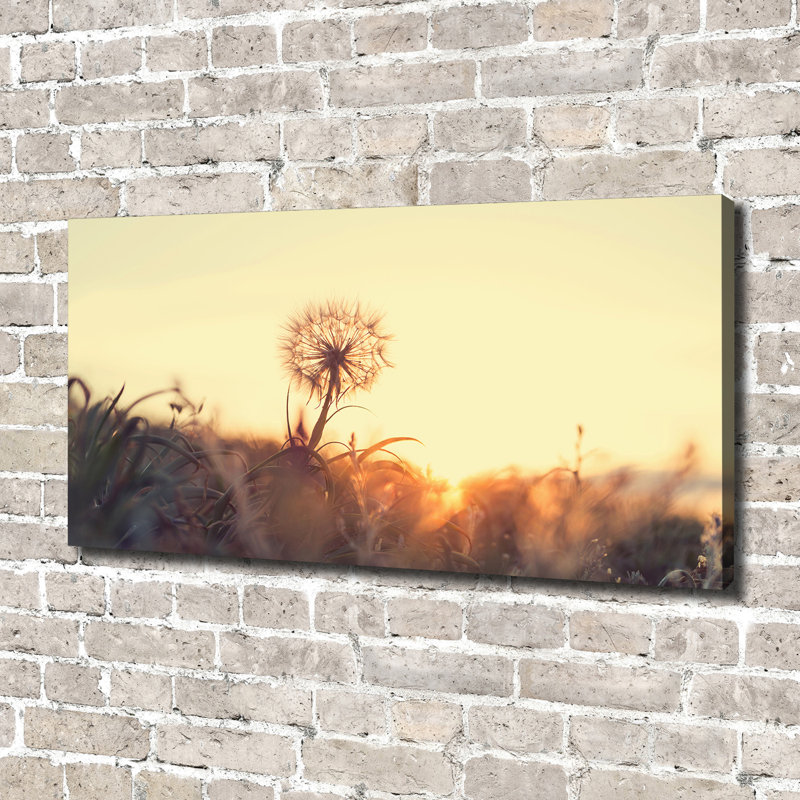Dandelion - No Frame Print on Glass, Canvas, 70cm H x 140cm W x 2cm D