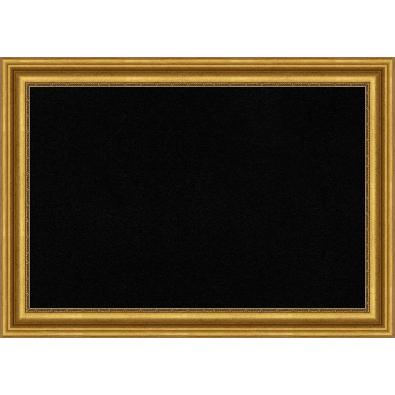 Petit, Black, 30 po x 42 po, Gold