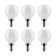 25 Watt Equivalent G16.5 E12/Candelabra Dimmable LED Bulb