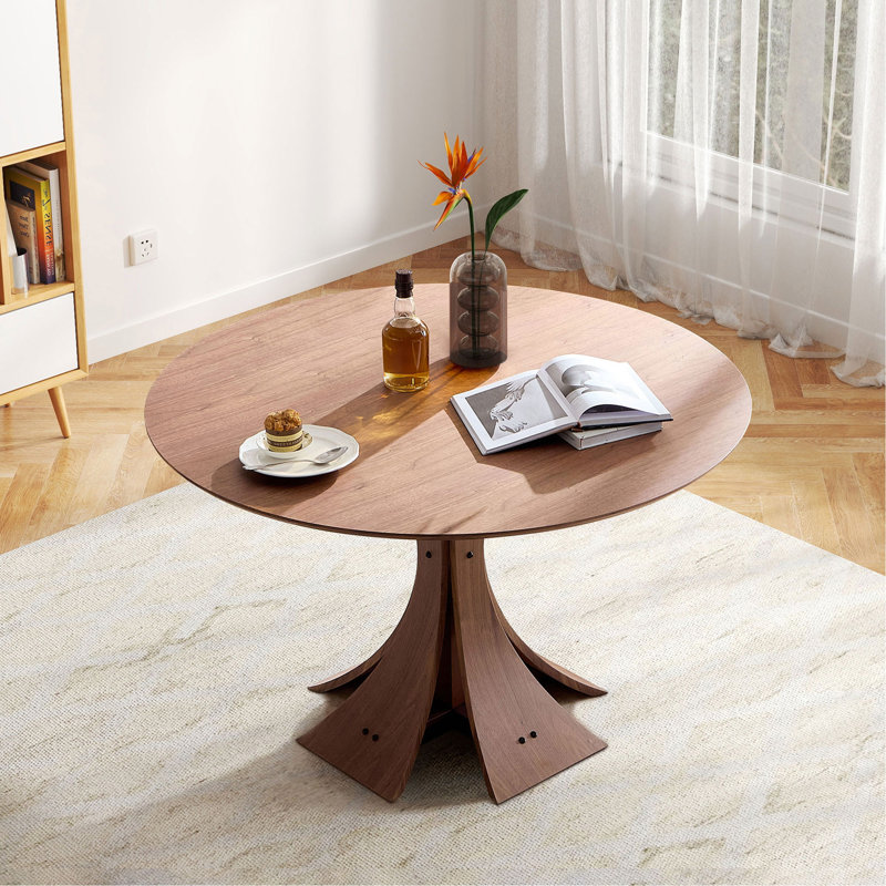Table de salle à manger Finkel, Noyer