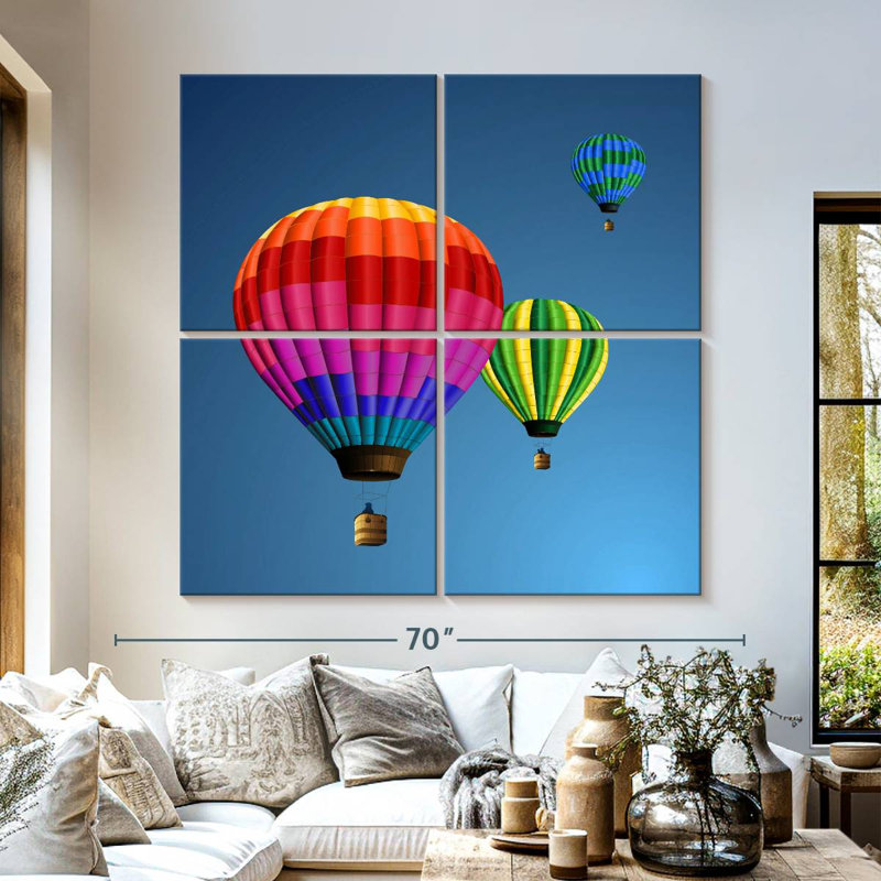 Montgolfières Mehar Blue Sky, H 57 po x l 57 po