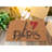 Sheltered Coconut Door Mat Printed Paris Eiffel 24x16 Natural