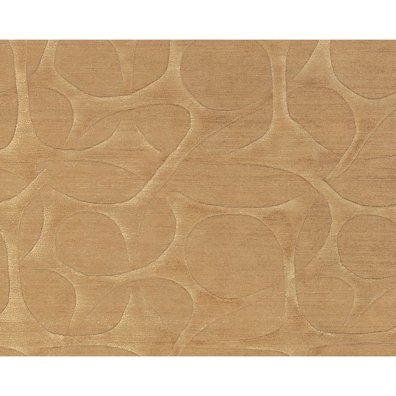 Molecular Wool Geometric Area Rug in Gold, Rectangle 9' x 12'